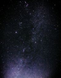 Low angle view of stars in sky