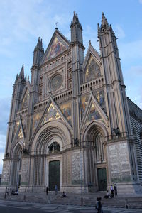 Low angle view of historical building against sky