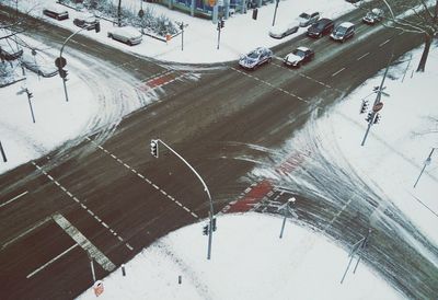 View of car on road