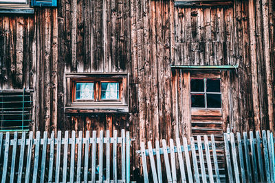 Full frame shot of old building