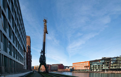 Low angle view of buildings against sky