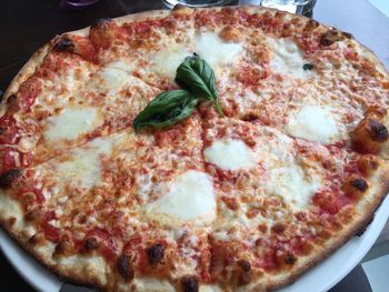 Close-up of pizza