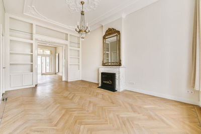 Interior of empty modern apartment