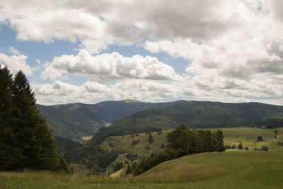 Scenic view of landscape against sky