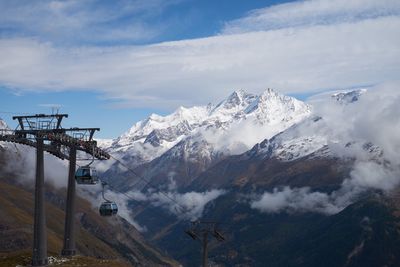 Snow covered mountains