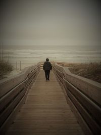 Woman gazing at sea