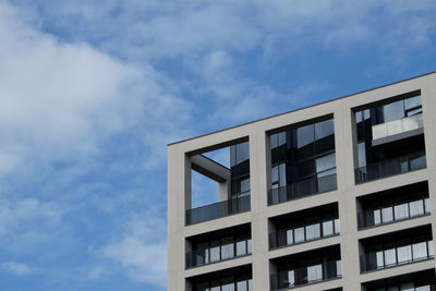 Low angle view of building against sky