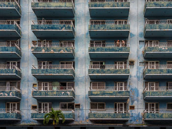 Full frame shot of apartment building