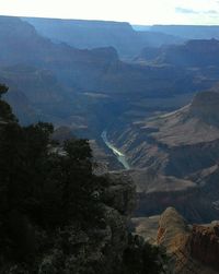 Scenic view of mountains