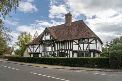 An ancient timber-framed cottage in the village of smarden, kent, uk