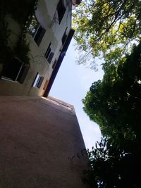 Low angle view of building against sky