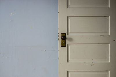 Close-up of door