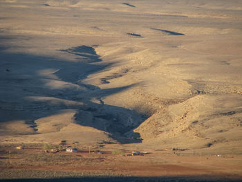 Aerial view of field