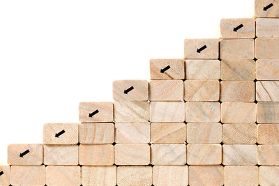 Close-up of stuffed toy against white background