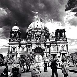 View of church against cloudy sky