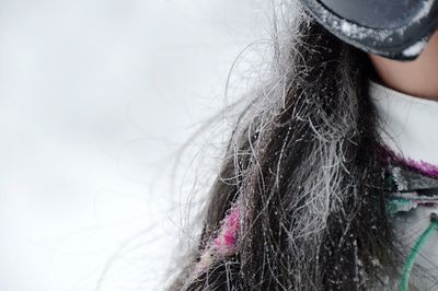 Close-up of young woman