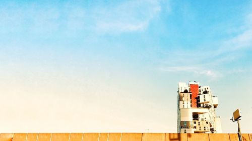 Low angle view of building against sky