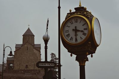 Low angle view of clock tower