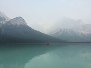 Scenic view of lake