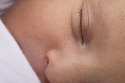 Close-up portrait of a baby