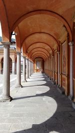 Corridor of historic building