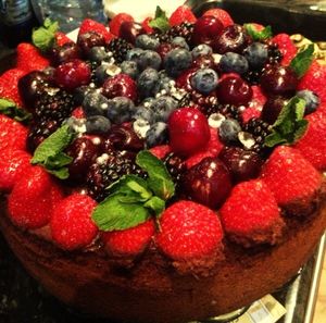 Close-up of strawberries