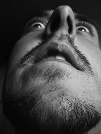 Close-up portrait of man