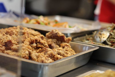 Close-up of food in plate