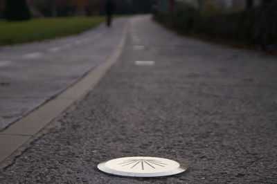Close-up view of road