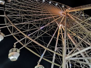 Low angle view of ferris wheel