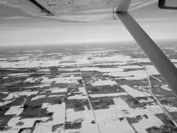 Aerial view of sea