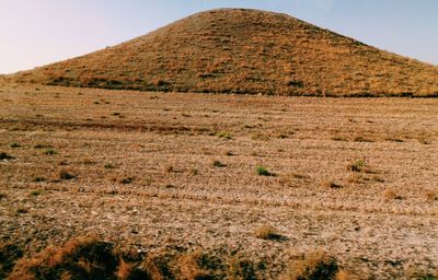 Scenic view of mountain against sky