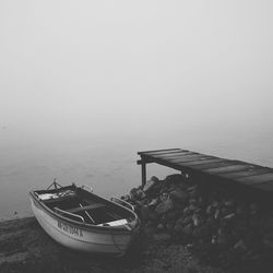 Boats in sea