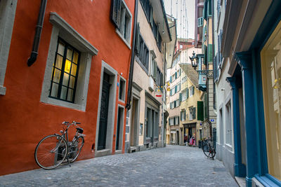 Street amidst buildings in city
