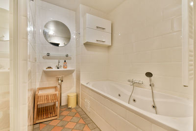 Interior of bathroom