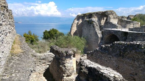 Panoramic view of sea against sky