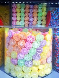 Full frame shot of candies for sale