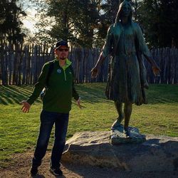 Woman standing in park