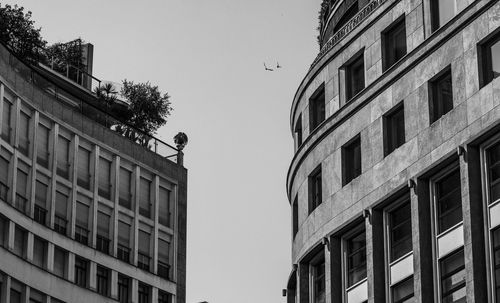 Low angle view of buildings against sky