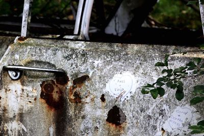 Close-up of rusty metal