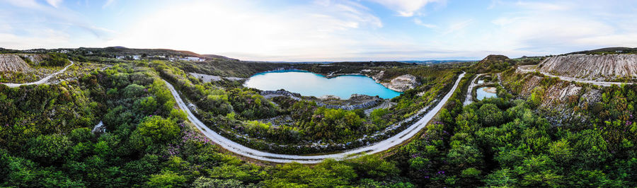 Panoramic view of landscape against sky