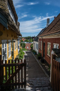 Ancient buildings in roskilde town