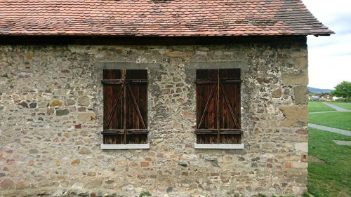 View of old house