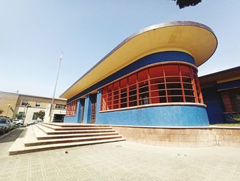 Post office by angiolo mazzoni, 1932, in sabaudia, a piece of rationalist architecture in italy