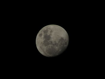 Close-up of moon against sky at night