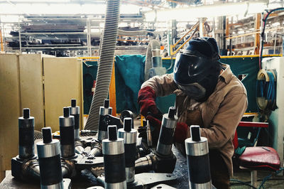 Man working in factory