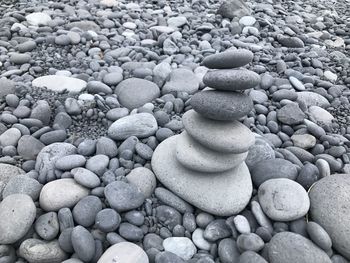 Full frame shot of pebbles