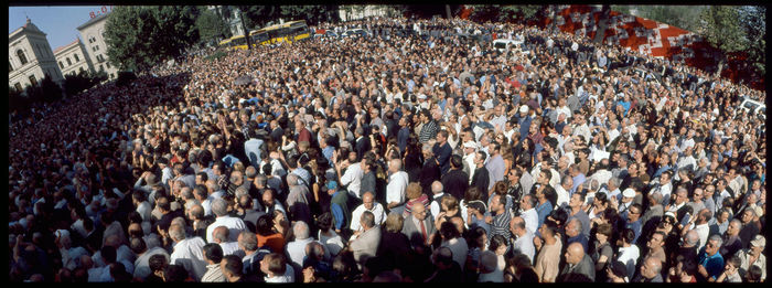 Group of people in shopping mall