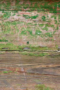 Full frame shot of weathered wooden wall