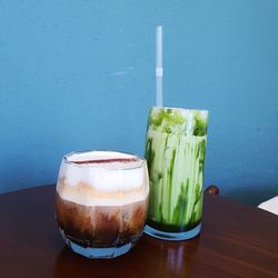 Close-up of drink on table